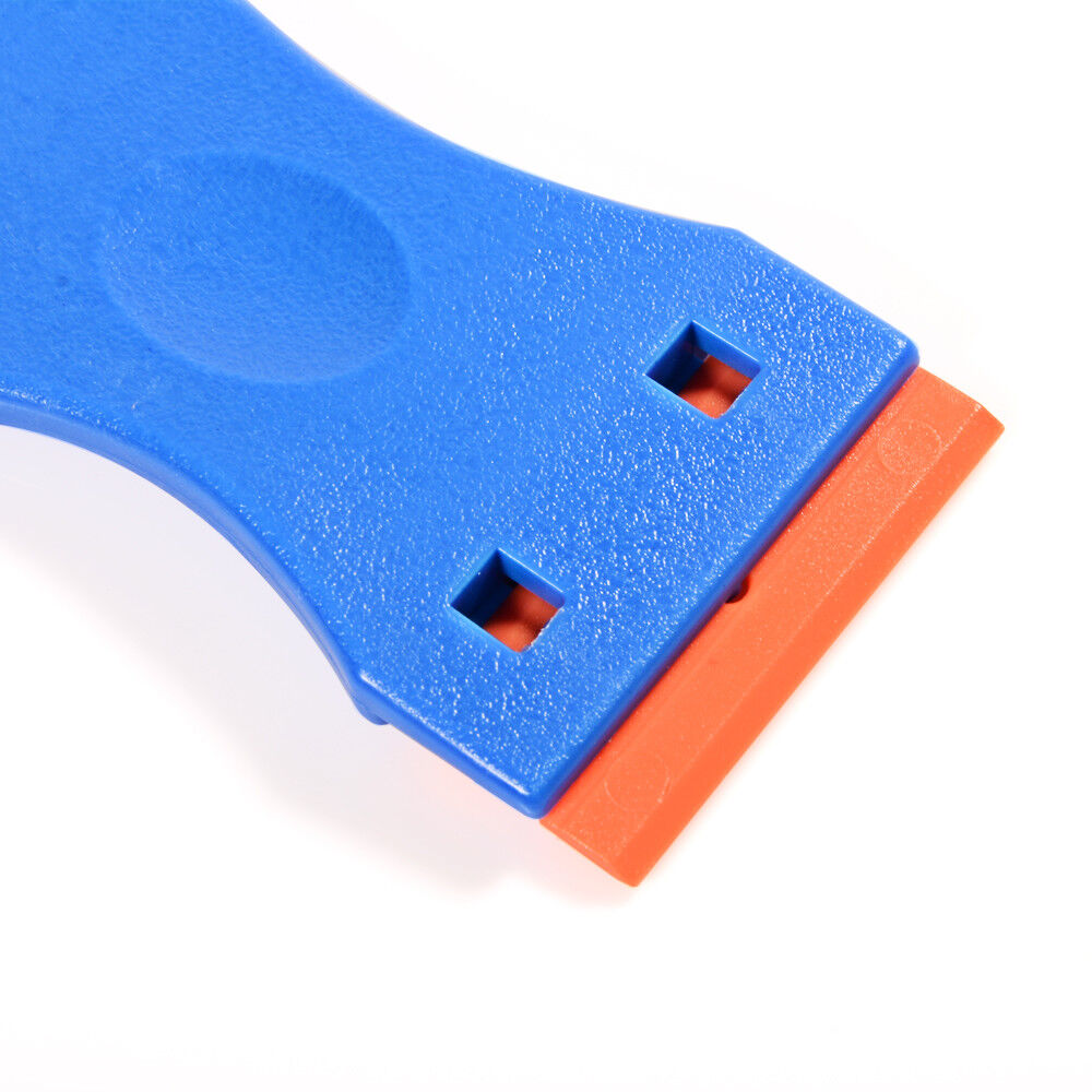 Glue Paint Remove Scraper + 5 Stainless Steel 5 Plastic Razor Blades Clean Tool - Fresh Stock Dated February 2026