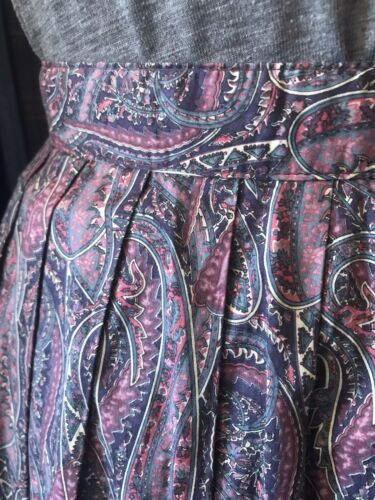 Vintage 1950s 60s Liberty of London Skirt Midi AUTHENTIC Pockets XS 100% Cotton - Fresh Stock Dated February 2026