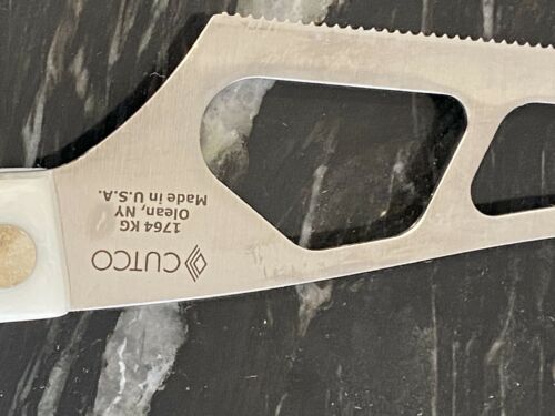 Excellent CUTCO Cheese Knife, 1764 KG Pearl White Stainless Steel - Fresh Stock Dated December 2025