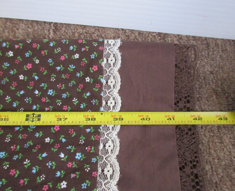 Vintage 1970s Carefree Fashions Scottsdale Arizona Patchwork Floral Maxi Skirt - Fresh Stock Dated March 2026