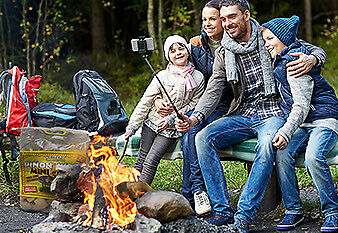 Western BBQ Pinon Mini Log Wood Pellet Firewood for Camp Fires & Fireplaces - Fresh Stock Dated December 2025