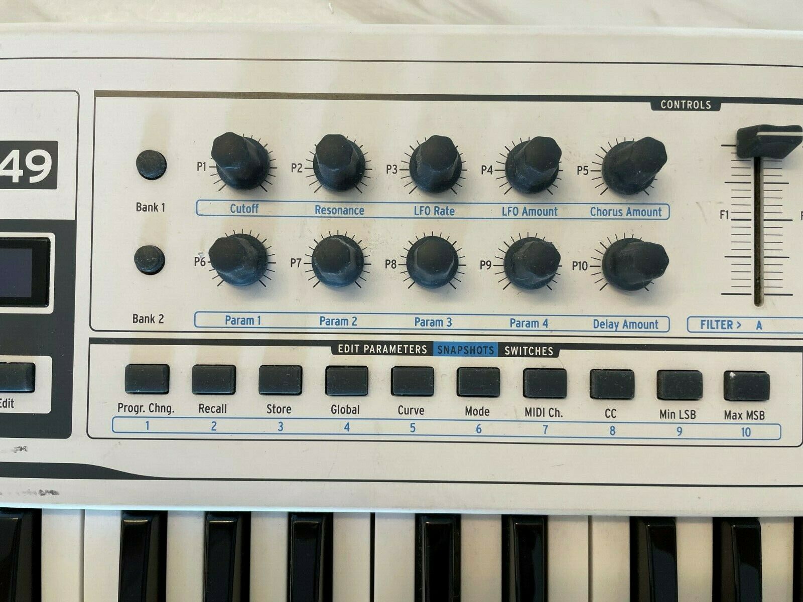 Vintage Wood Arturia KeyLab 49 MIDI Controller Keyboard 49 Keys White - Fresh Stock Dated February 2026