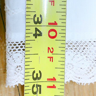 Women's Antique ESTATE VICTORIAN SKIRT Bright White Lace S USA SELLER - Fresh Stock Dated February 2026