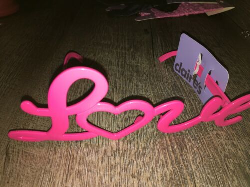Claire’s Costume Glasses Lot Love # Selfie Nwt Photo Prop Fun Attitude - Fresh Stock Dated February 2026
