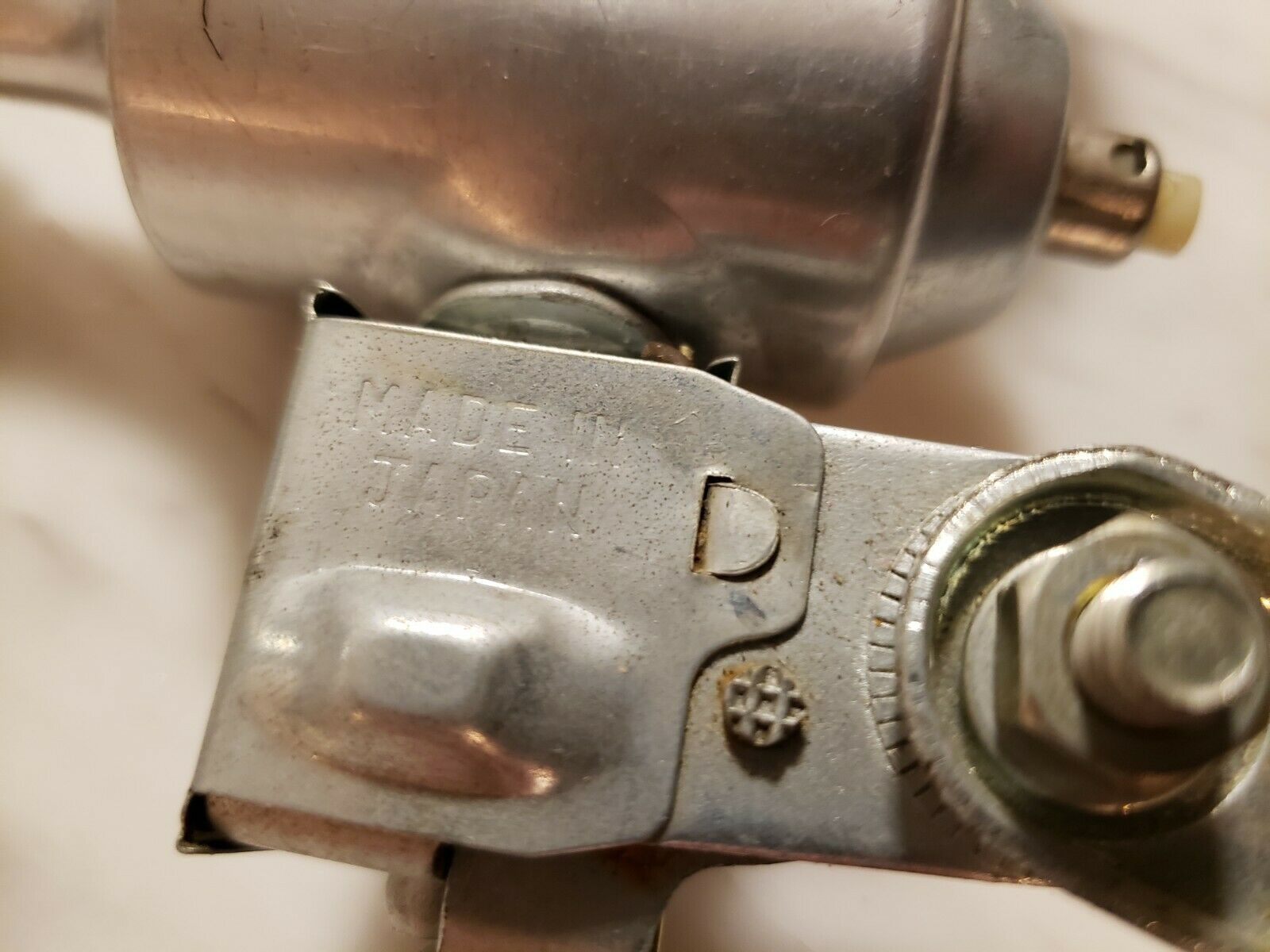 Vintage Chrome friction powered bicycle light, mechanical generator kit untested - Fresh Stock Dated December 2025