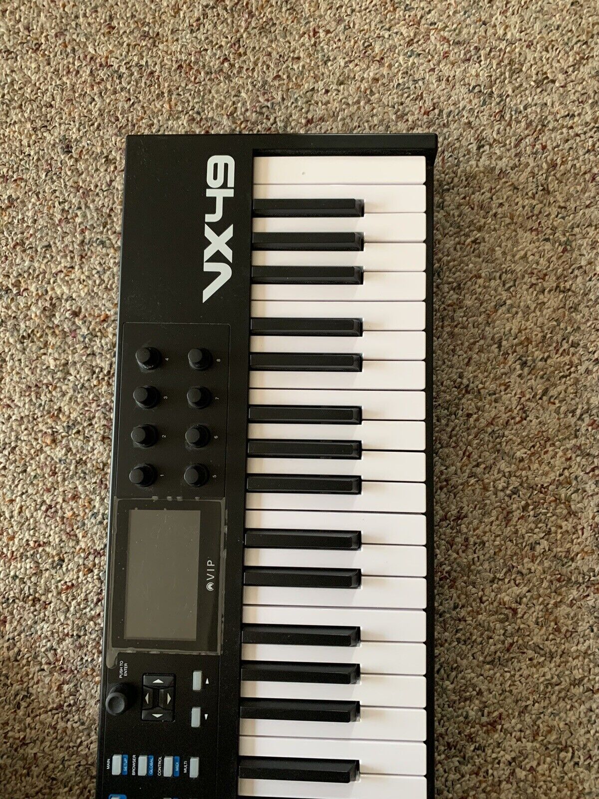 alesis vx49 Keyboard Controller And Korg Pedal. - Fresh Stock Dated February 2026