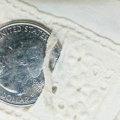 Women's Antique ESTATE VICTORIAN SKIRT Bright White Lace S USA SELLER - Fresh Stock Dated February 2026