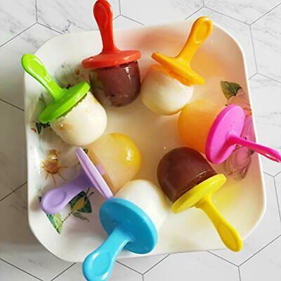 Mini Silicone Popsicle Mold, 7-cavity DIY Ice Pop Mold with Colorful Green - Fresh Stock Dated February 2026