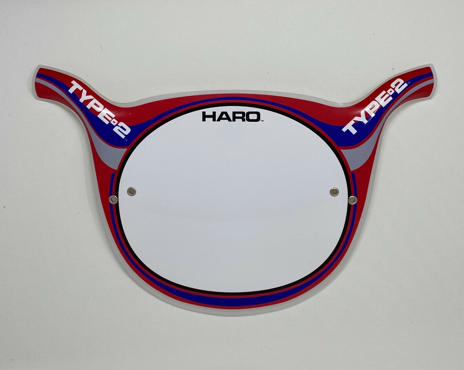 Haro Style Type 2 BMX Number Plates, Type Two Number Plate - Fresh Stock Dated December 2025