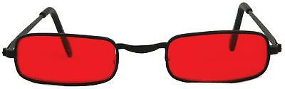 RED AND BLACK VAMPIRE GLASSES HALLOWEEN COSTUME DRESS ACCESSORY ELS82601 - Fresh Stock Dated February 2026