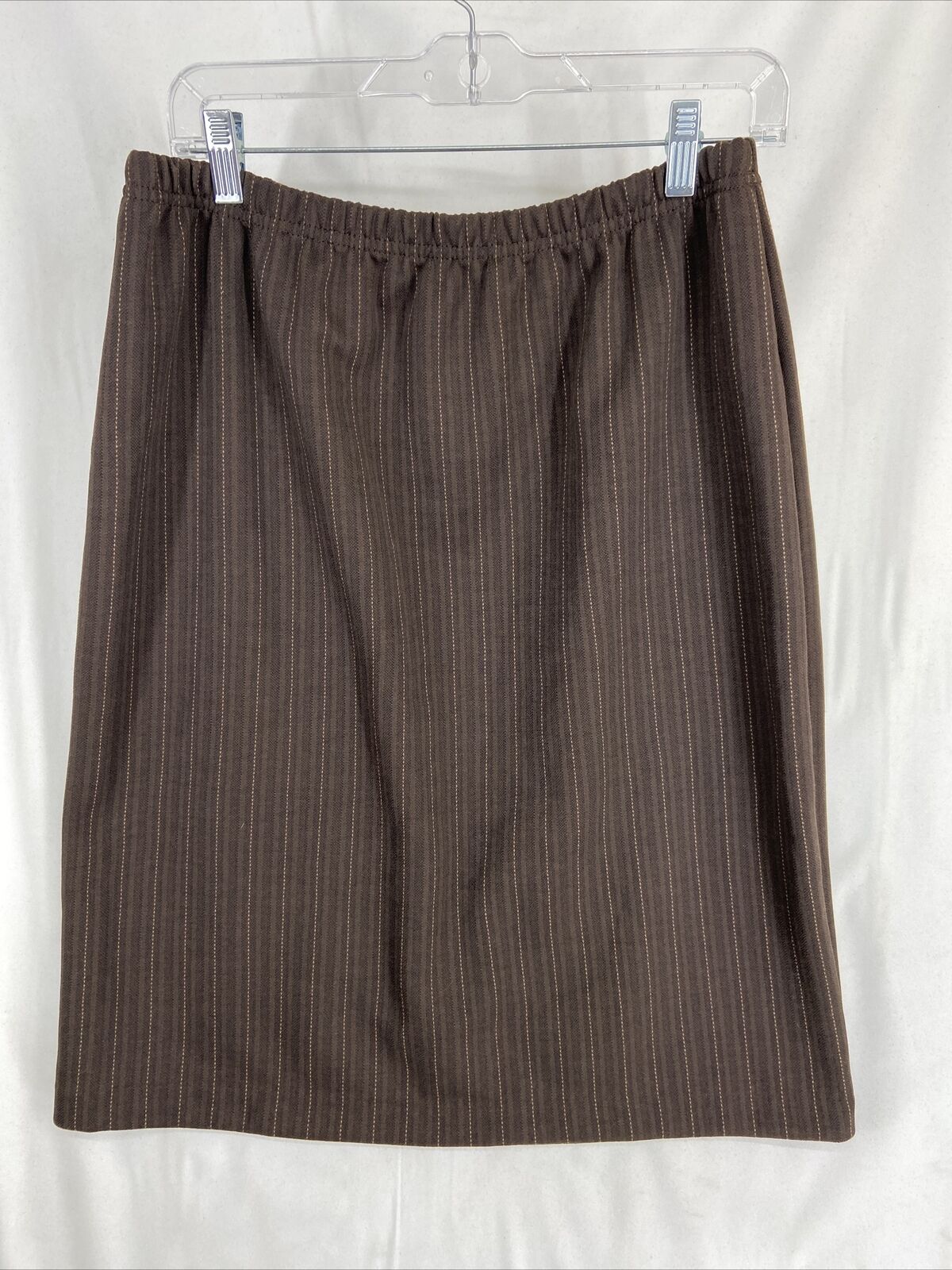 Vintage Weekender Spread Your Wings Skirt Brown Striped elastic Waist Size Large - Fresh Stock Dated March 2026