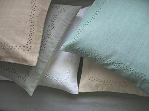 Gitika Goyal Home Chikanwork Cushion Cover Mosaic Design, 16 x 12, Grey - Fresh Stock Dated February 2026