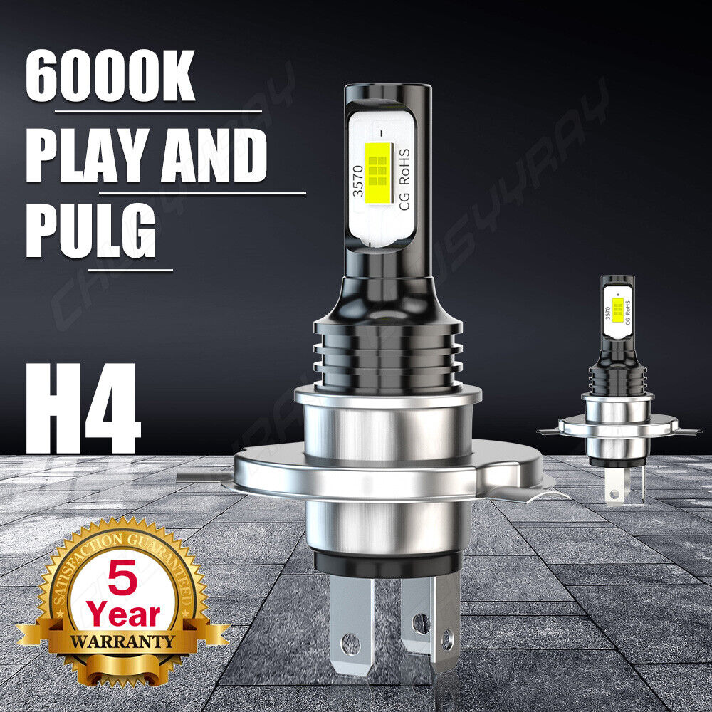 Super Bright LED light bulb for Kawasaki 2019, 2020 Vulcan S VN650 ABS headlight - Fresh Stock Dated February 2026