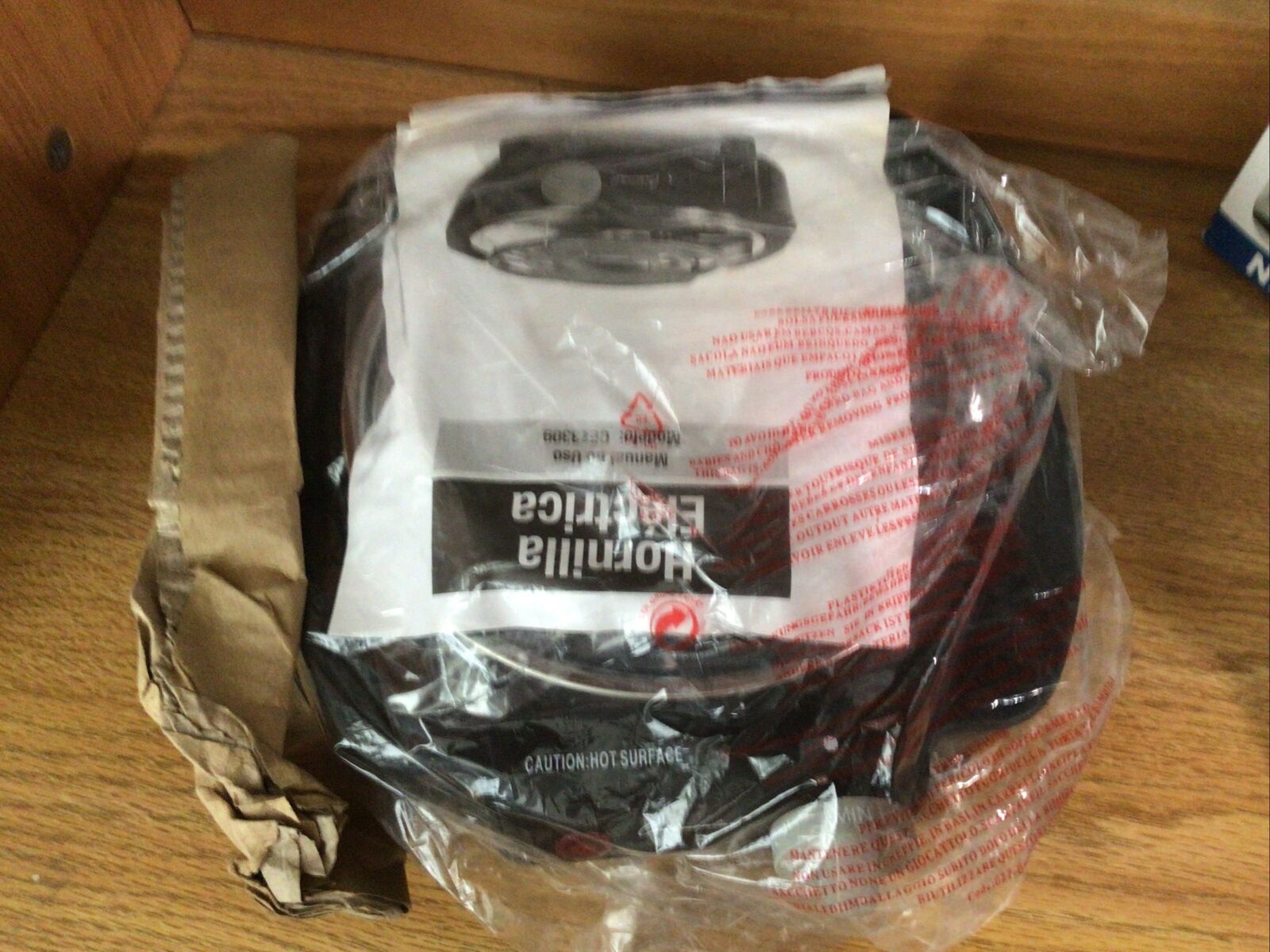 Continental CE23309 Single Coil Electric Burner, 1100W, Adjustable Heat, Black - Fresh Stock Dated February 2026