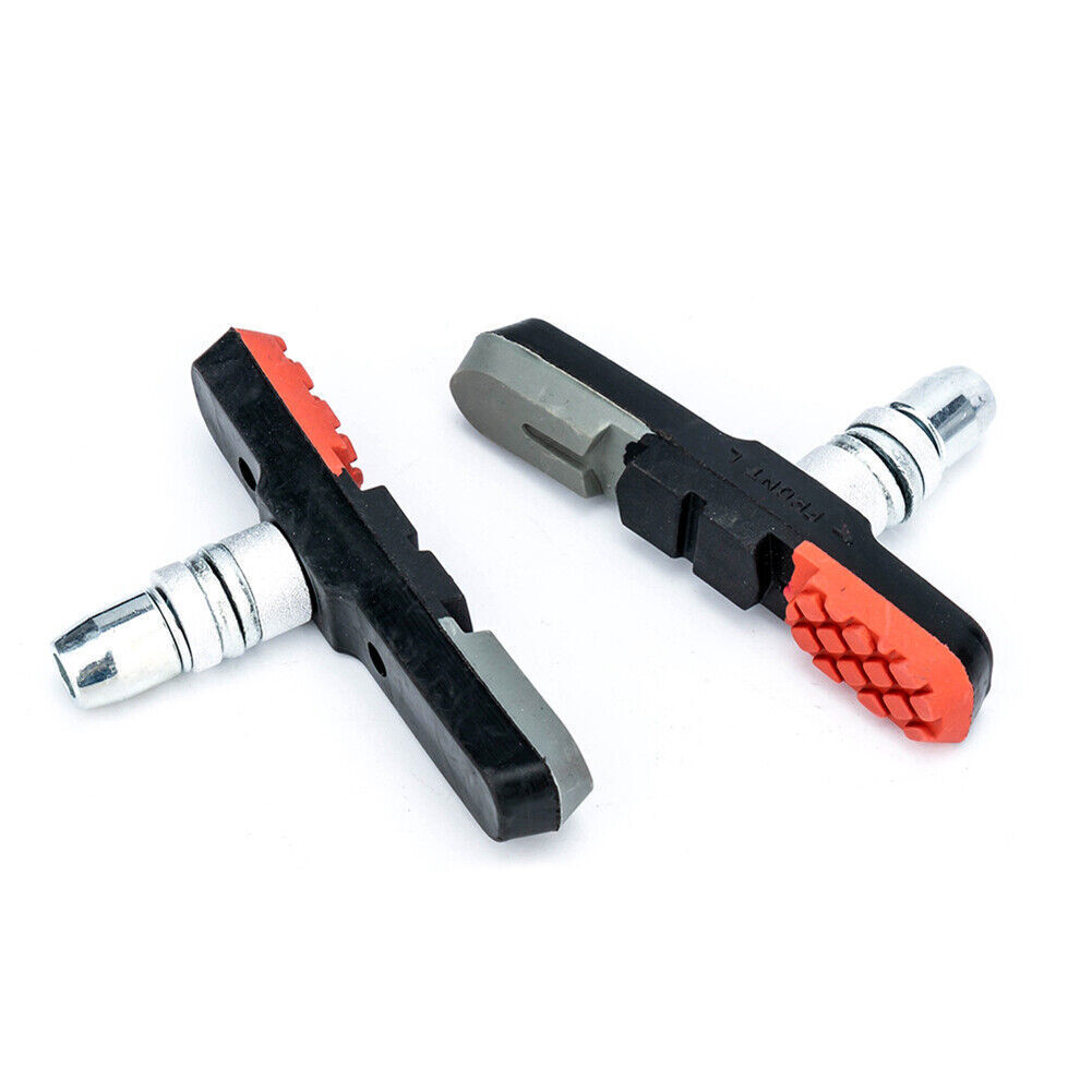 1 Pairs Rubber Metal Cycling Bicycle Bike V Brake Pads 73mm Shoes Pads Colorful - Fresh Stock Dated February 2026