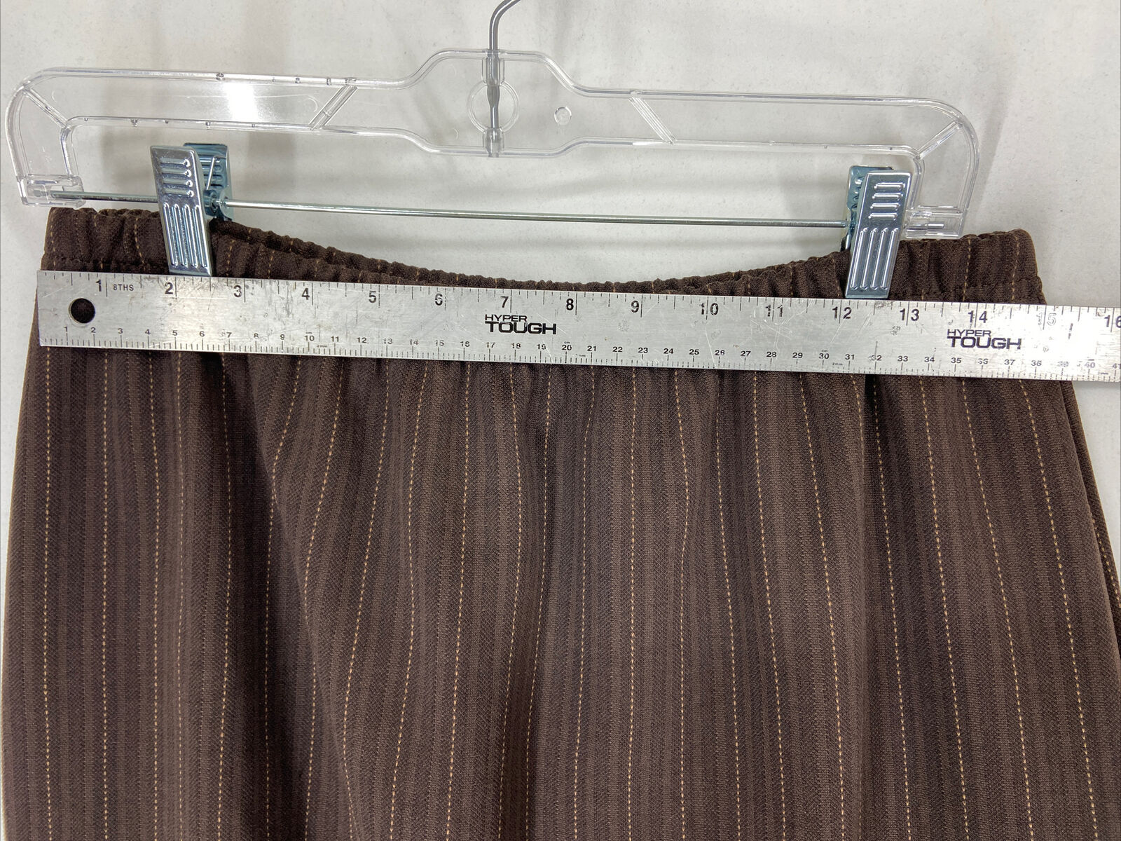 Vintage Weekender Spread Your Wings Skirt Brown Striped elastic Waist Size Large - Fresh Stock Dated March 2026