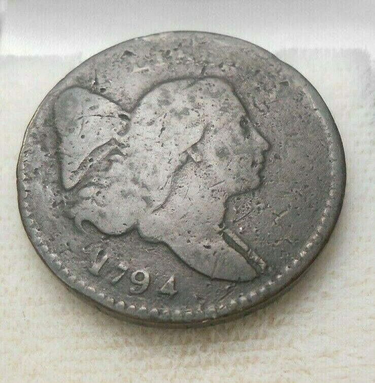 RARE 1794 LIBERTY CAP FLOWING HAIR HALF CENT - FINE ORIGINAL❗ LETTERED EDGE❗❗ - Fresh Stock Dated December 2025