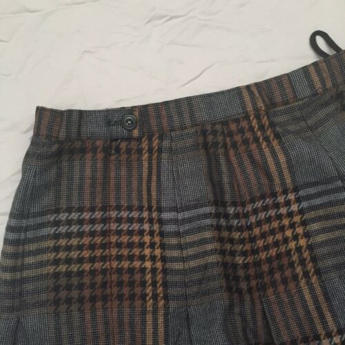 Vintage GIVENCHY designer Made In West Germany 80’s VTG Pleated Skirt Wool Plaid - Fresh Stock Dated December 2025