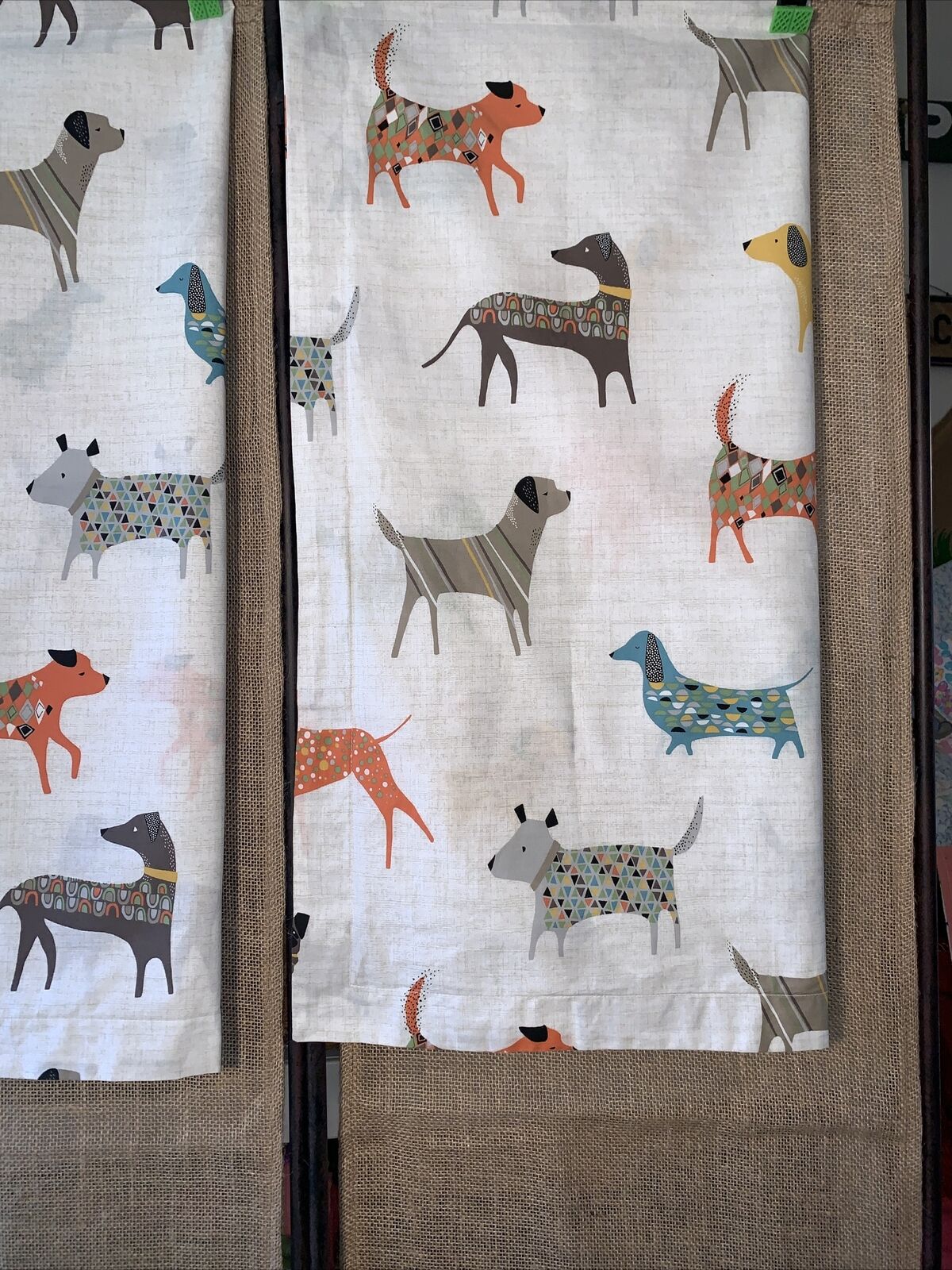 The Company Store Modern Dogs 2 Pillow Shams 29” Squares Super Cute! - Fresh Stock Dated December 2025