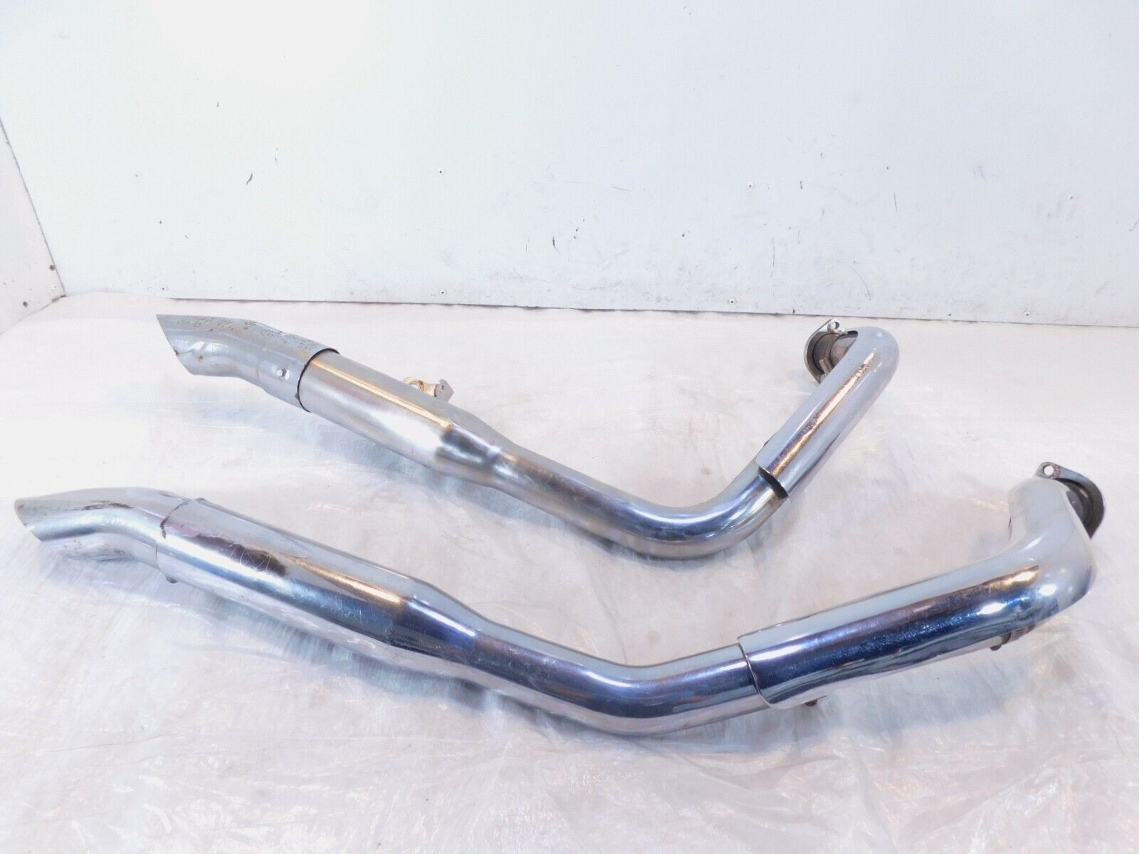 1986-2003 Harley Davidson Sportster 883 & 1200 Exhaust Header Drag Pipe System - Fresh Stock Dated February 2026