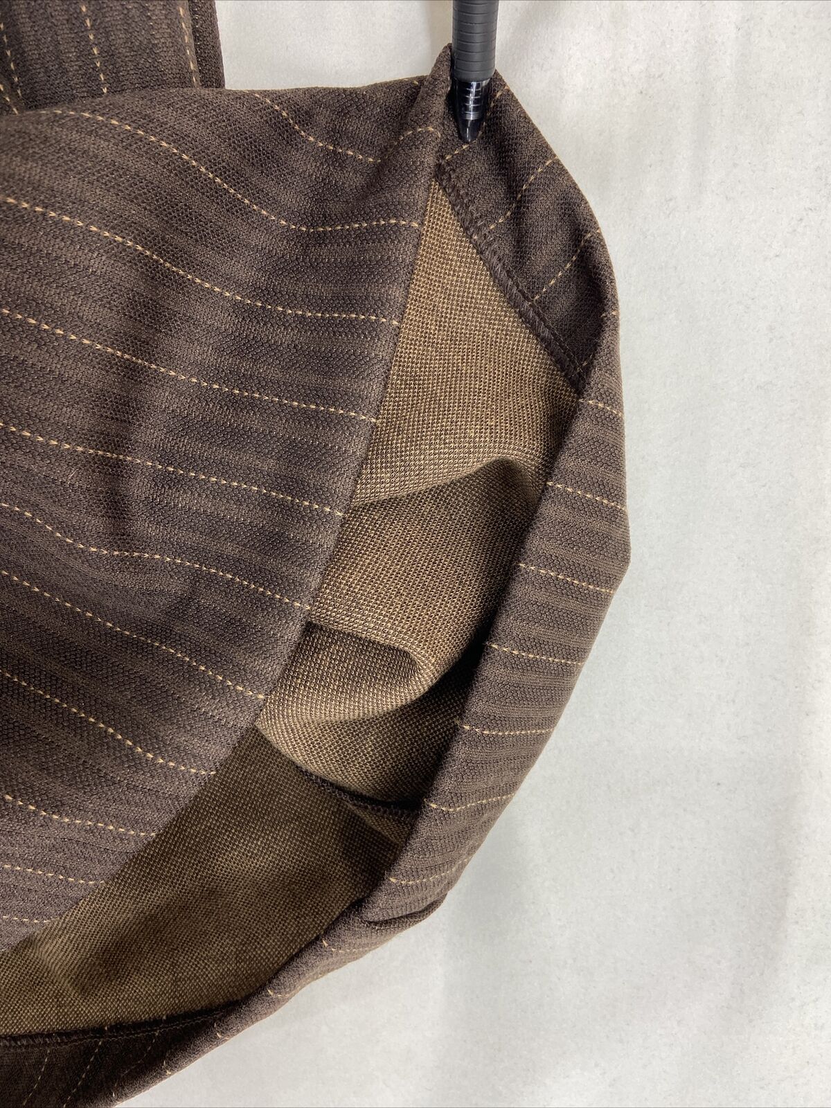 Vintage Weekender Spread Your Wings Skirt Brown Striped elastic Waist Size Large - Fresh Stock Dated March 2026