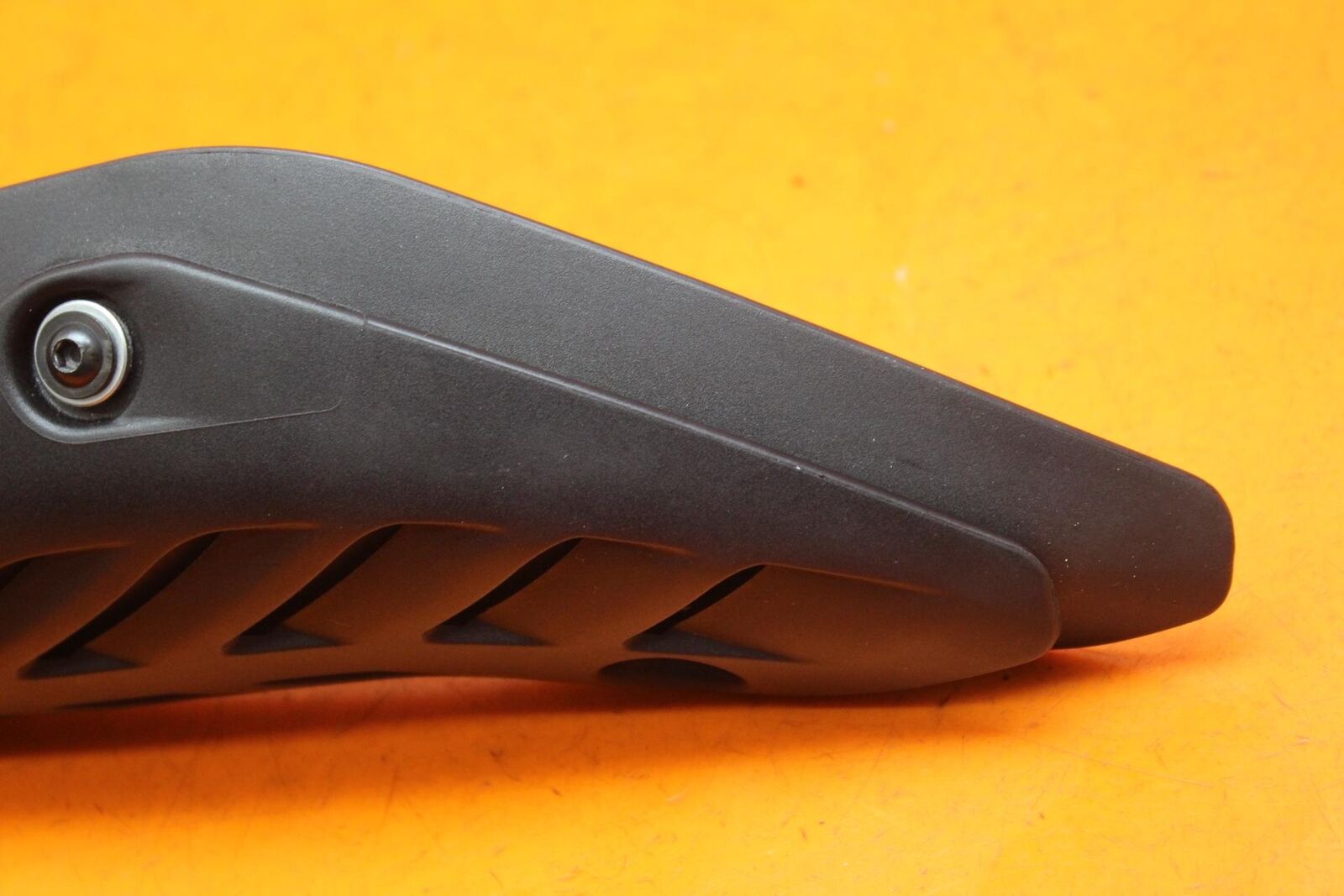 16-18 DUCATI MONSTER 1200 R OEM REAR BACK MUFFLER EXHAUST PIPE COVER HEAT SHIELD - Fresh Stock Dated February 2026