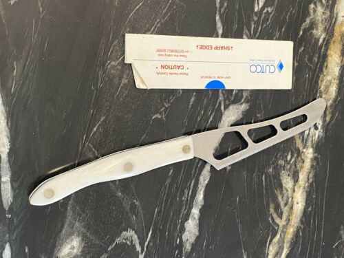 Excellent CUTCO Cheese Knife, 1764 KG Pearl White Stainless Steel - Fresh Stock Dated December 2025