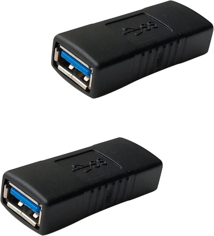 USB 3.0 Female to Extension 2 Pack Adapter - Fresh Stock Dated February 2026