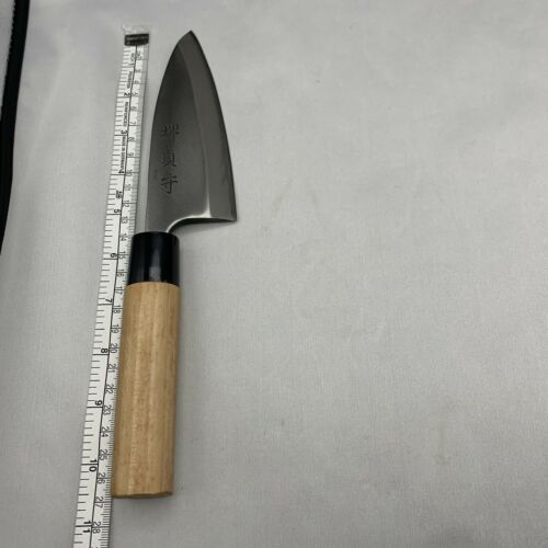 <Unused> Japanese Chef's Kitchen Knife 堺貞守 Deba130/265 From Japan SS676 - Fresh Stock Dated December 2025