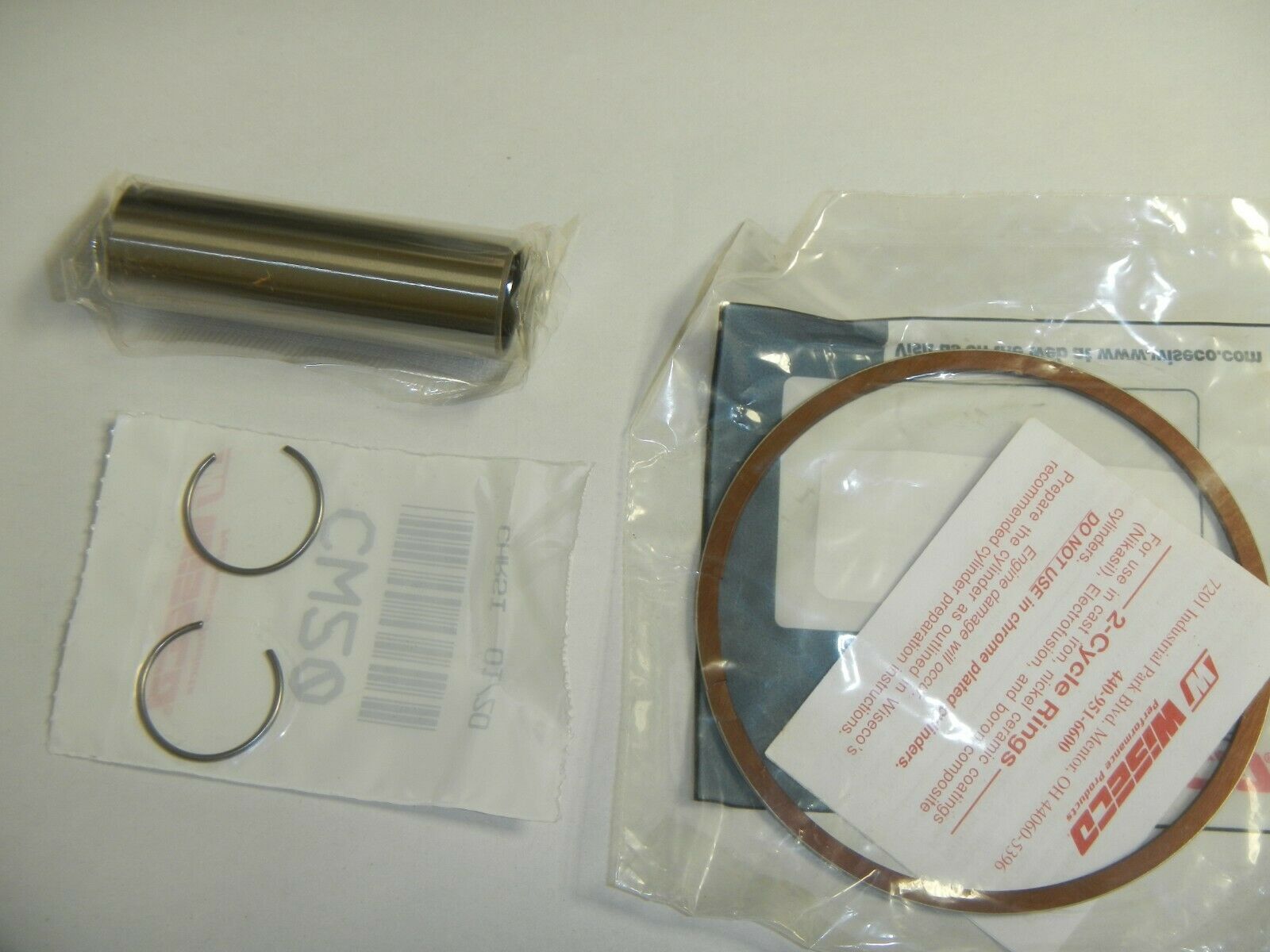 NEW Re-plated OEM cylinder & Wiseco piston kit set 1990 KTM 500 MX 56530005001 - Fresh Stock Dated February 2026