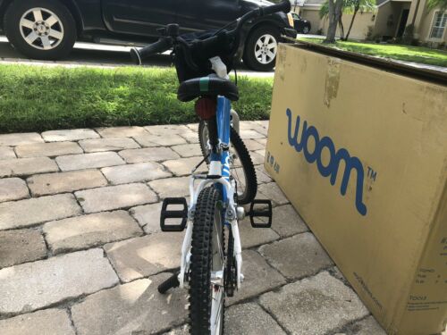 Woom 3 Kids Bike - Blue 16” - Includes Bell, Kickstand, Basket & Bottle Holder - Fresh Stock Dated December 2025