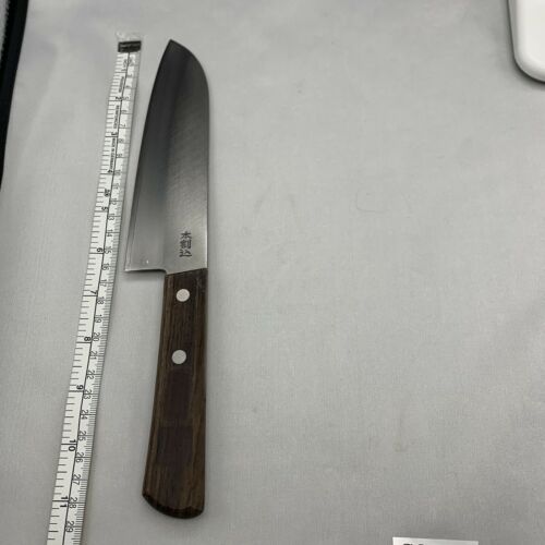 <Used> Japanese Chef's Kitchen Knife 本割込 Santoku 165/285 From Japan SS679 - Fresh Stock Dated December 2025