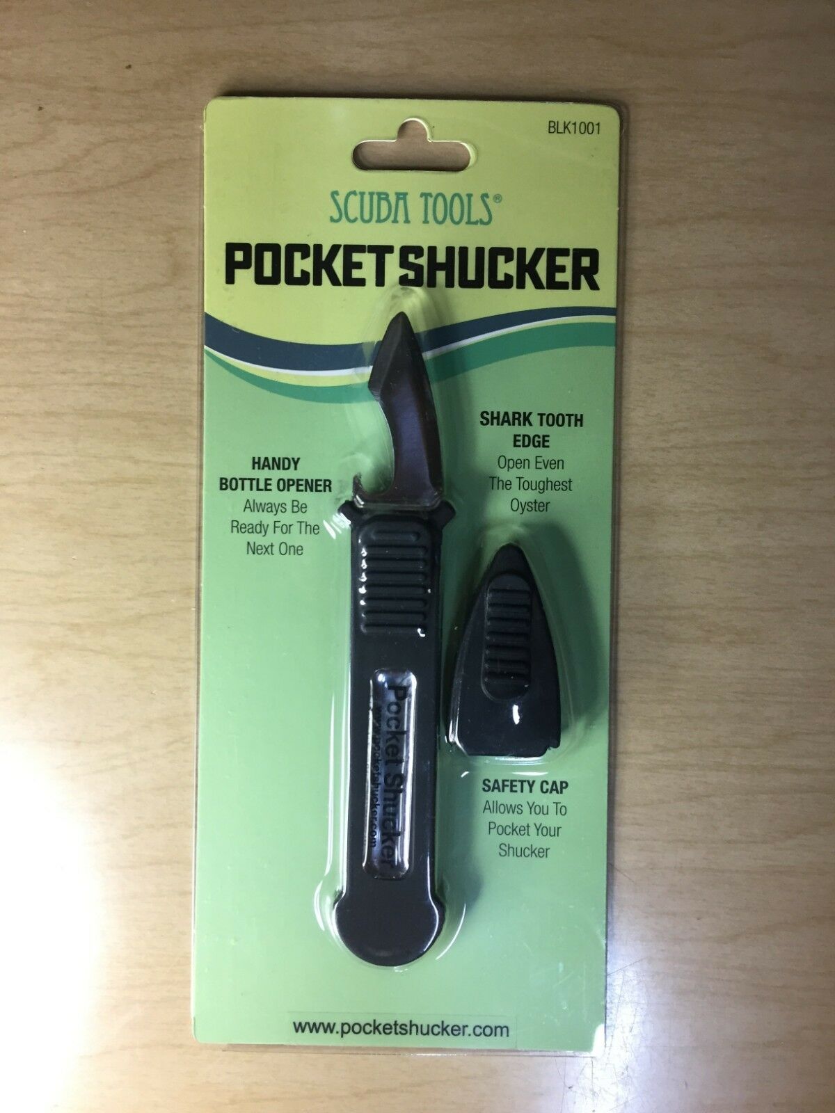 Scuba Tools Pocket Shucker Stainless Steel Oyster/Shellfish/Clam Shucker BLK1001 - Fresh Stock Dated December 2025