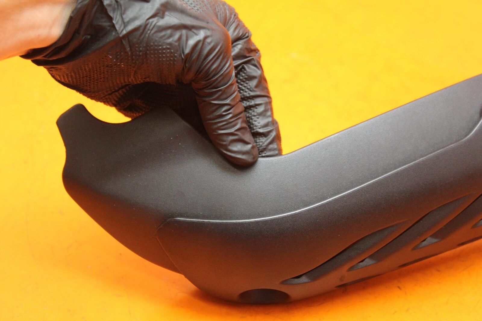 16-18 DUCATI MONSTER 1200 R OEM REAR BACK MUFFLER EXHAUST PIPE COVER HEAT SHIELD - Fresh Stock Dated February 2026