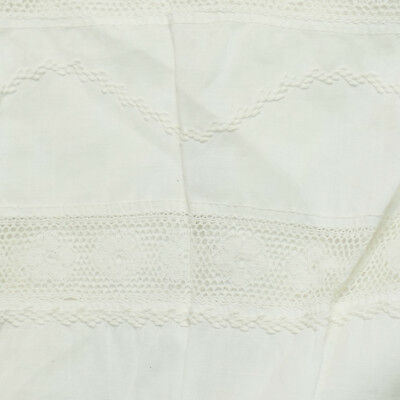 Women's Antique ESTATE VICTORIAN SKIRT Bright White Lace S USA SELLER - Fresh Stock Dated February 2026