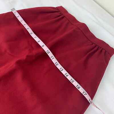 VTG Red wool a line skirt - Fresh Stock Dated February 2026