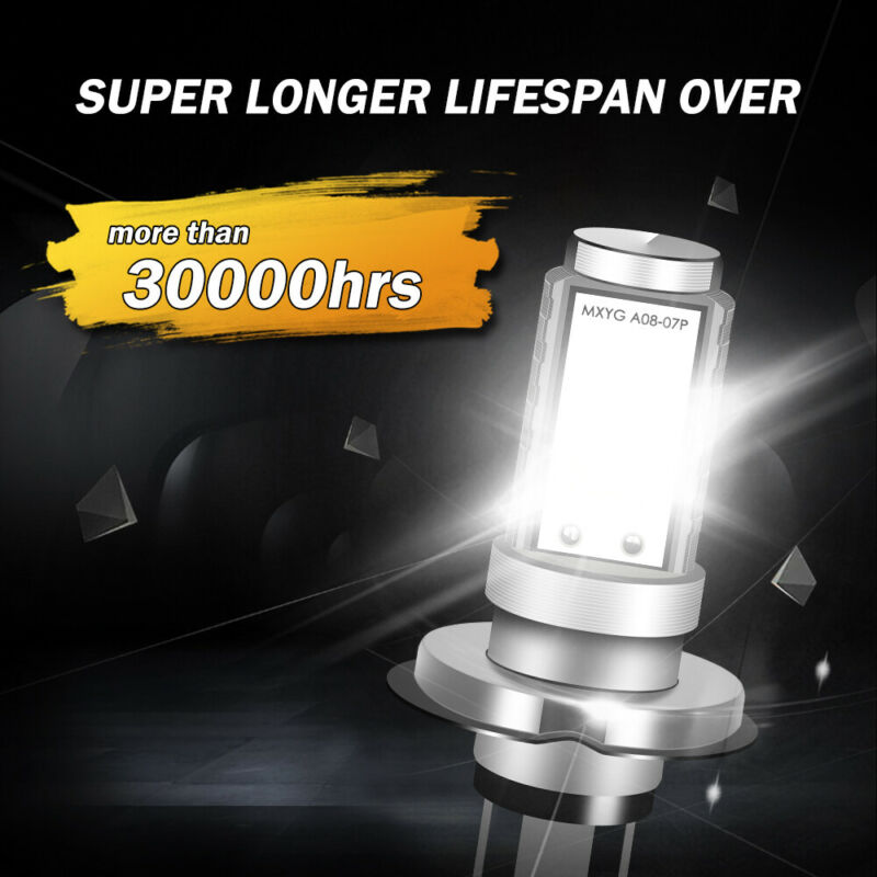 H4 HB2 9003 Motorcycle Bike LED Front Headlight Kit Hi/Lo Beam Power Bulb 6500K - Fresh Stock Dated February 2026