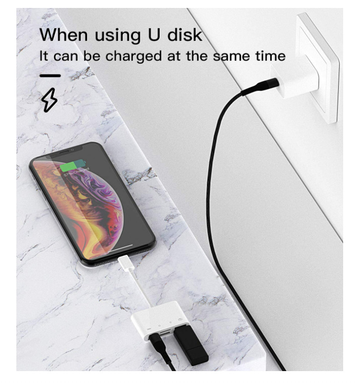 Adaptador de lector de tarjeta de memoria para computadora iPhone iPad Macbook - Fresh Stock Dated February 2026