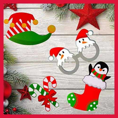 Christmas Photo Booth Props Kit 32Pcs DIY Prop Pose Sign Kits For Adults Kids Pa - Fresh Stock Dated February 2026