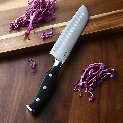 McCook MC25A Knife Sets,15 Pieces German Stainless Steel Kitchen Knife Block ... - Fresh Stock Dated December 2025