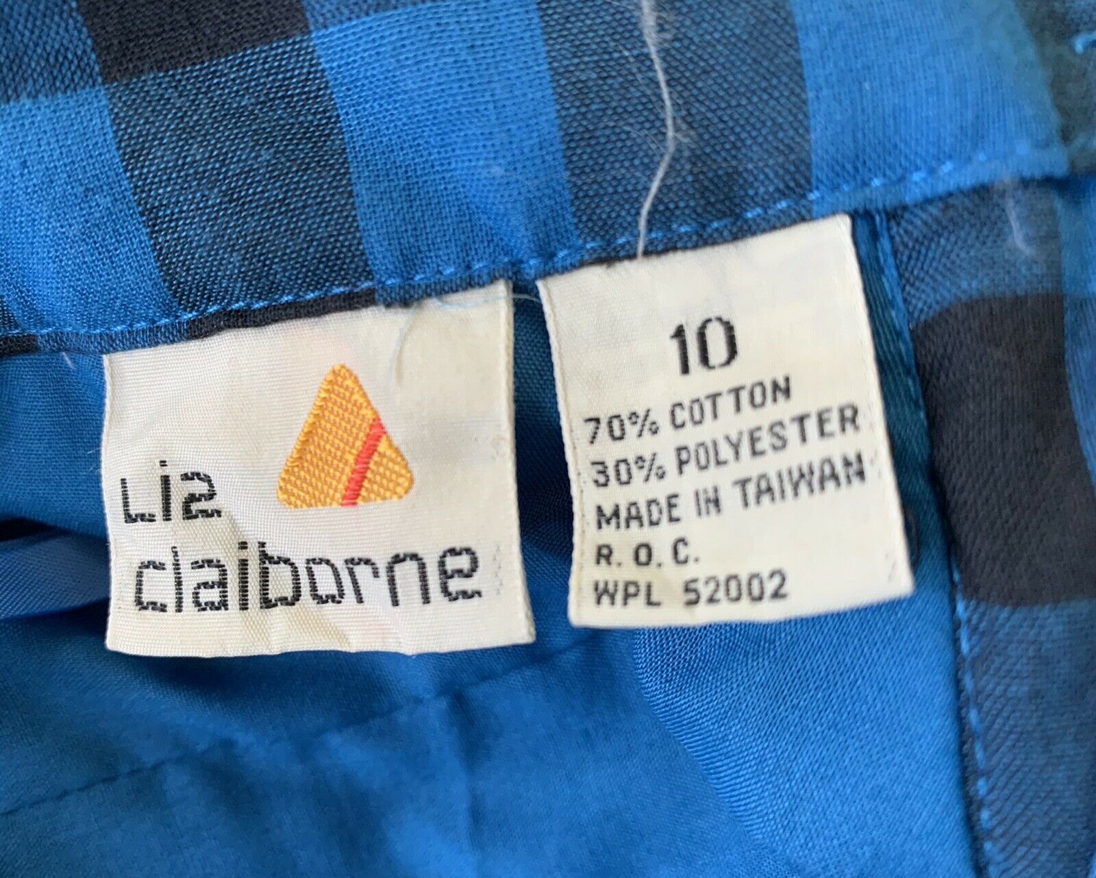 Vintage 90s Blue Checkered High Waist Gingham Ruffle Grunge Midi Skirt XS/S - Fresh Stock Dated March 2026