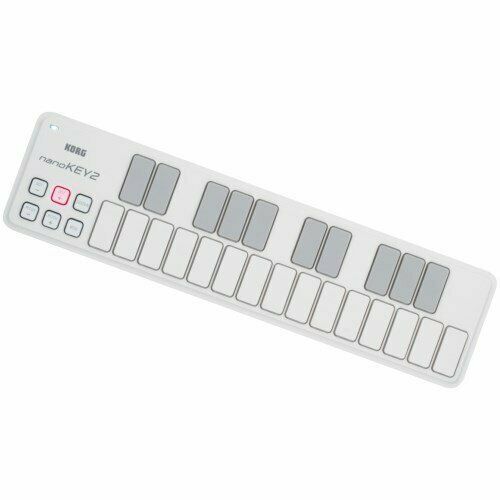 KORG USB MIDI Keyboard Controller nanoKEY2 White New in Box - Fresh Stock Dated February 2026