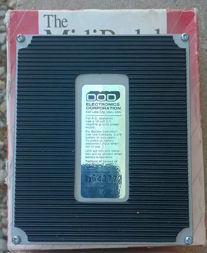 Digitech the MIDI Controller Pedal PDS3500 with box and paperwork - Fresh Stock Dated February 2026