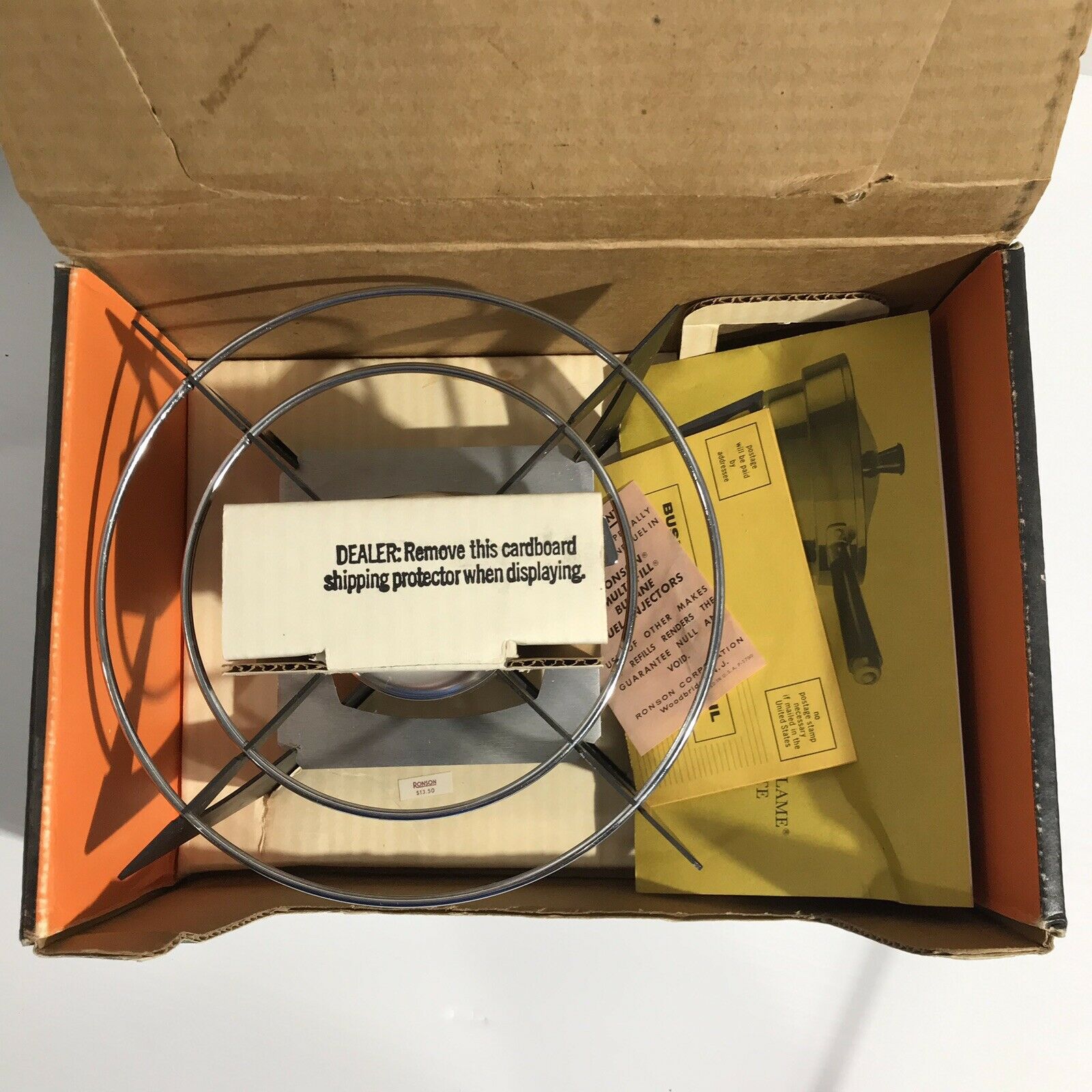 VTG Ronson Varaflame Cookette Camp Stove Butane Gas Burner - Fresh Stock Dated February 2026