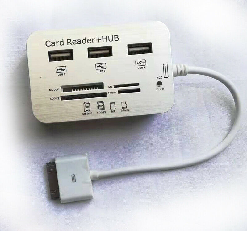 Ipad Combo Connection Kit Card reader & HUB For Apple ipad1 2 series - Fresh Stock Dated February 2026