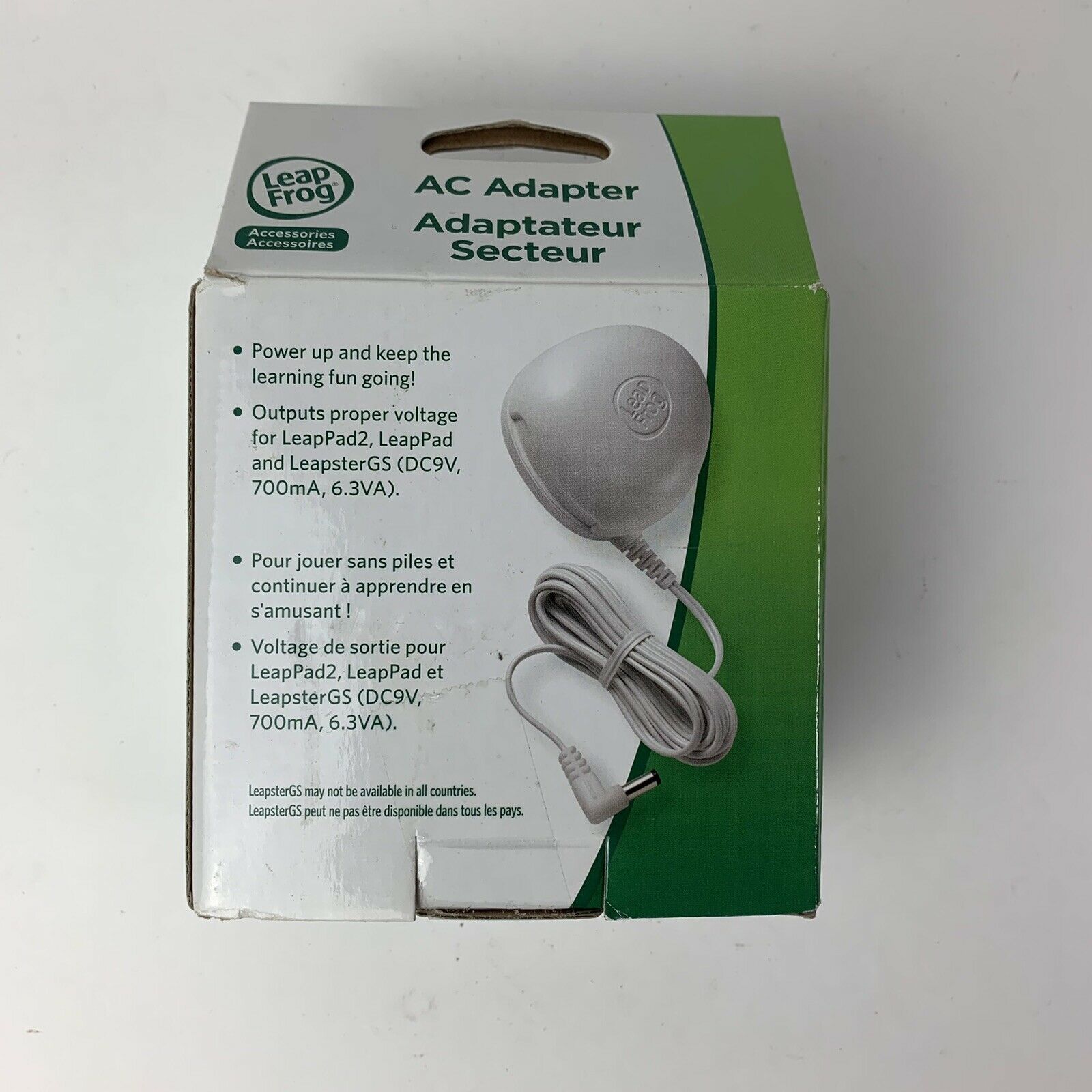 LeapFrog 9V AC Adapter Works With LeapPad Leapster Explorer Leapster New In Box - Fresh Stock Dated February 2026
