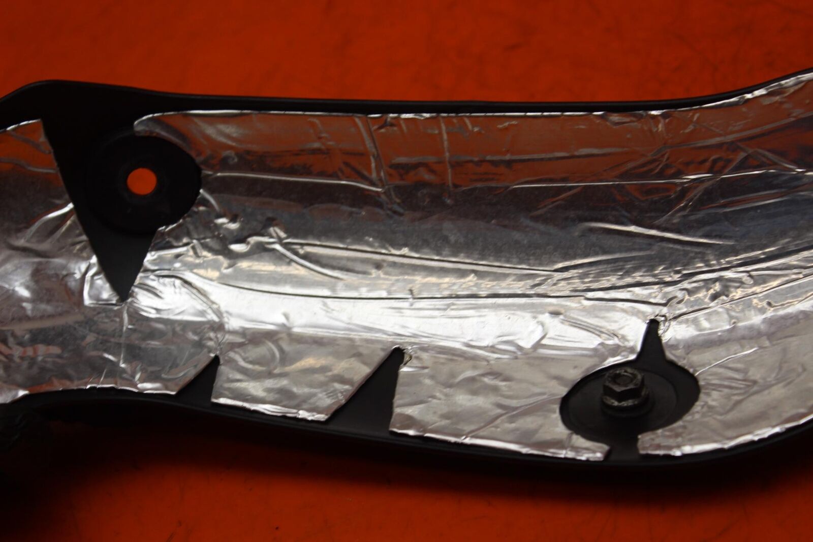 16-18 DUCATI MONSTER 1200 R OEM REAR BACK MUFFLER EXHAUST PIPE COVER HEAT SHIELD - Fresh Stock Dated February 2026