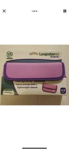 Leap Frog Leapsters GS Explorer Neoprene Sleeve new free shipping pink purple - Fresh Stock Dated December 2025