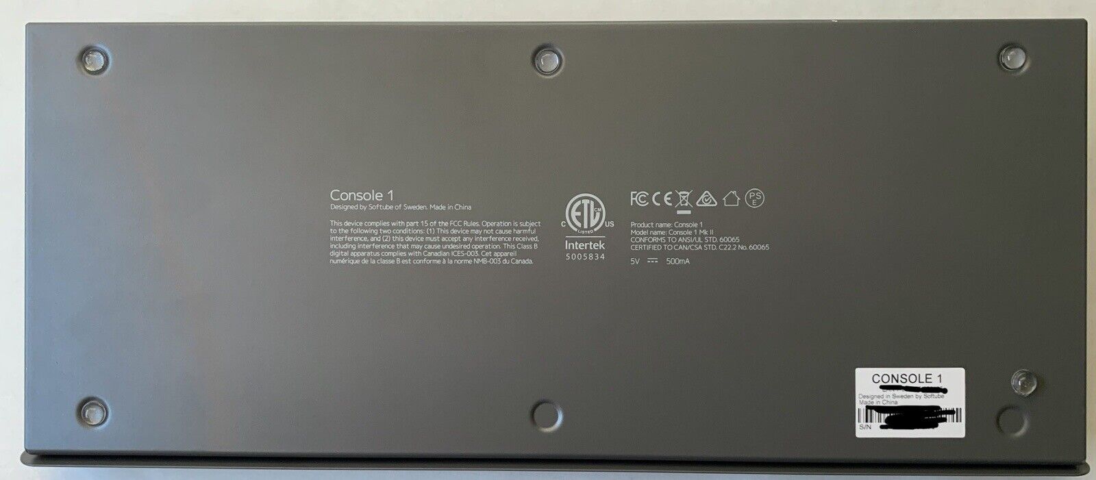 Softube Console 1 MKII - Mixer Control w/ Software + Xtra Brit Chan Strip - Mint - Fresh Stock Dated February 2026