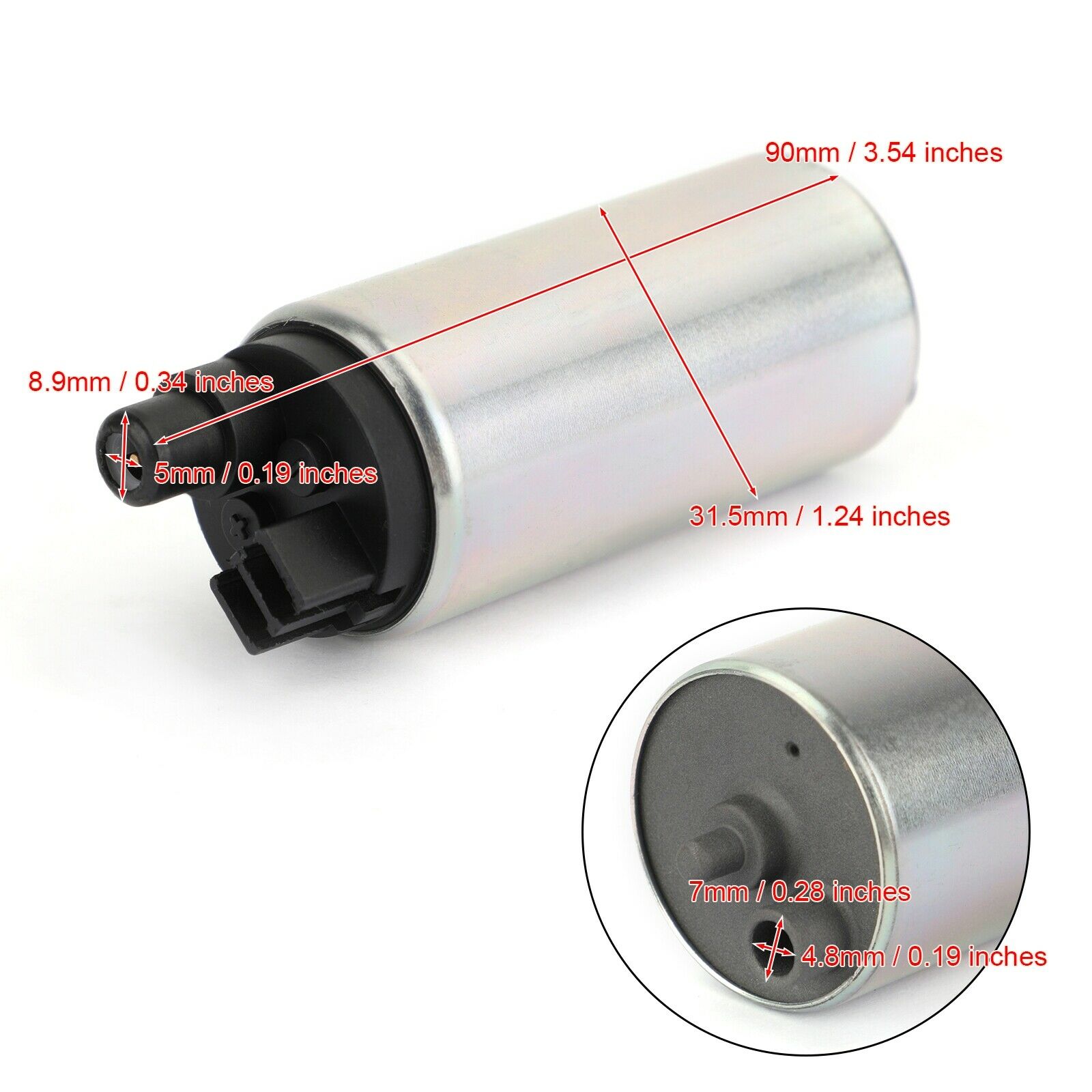 Fuel Pump + Strainer Fit for Kawasaki KX250F KX450F 2009-2019 #.49040-0037 US - Fresh Stock Dated February 2026